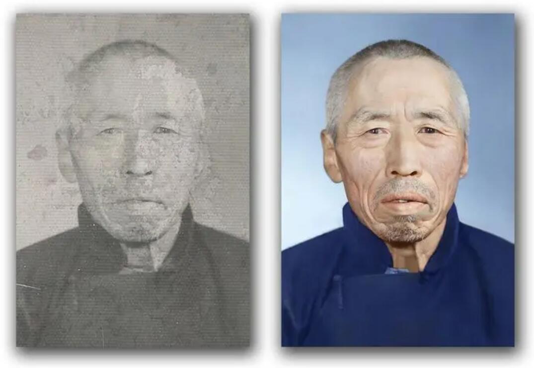 石楼破损照片修复-56